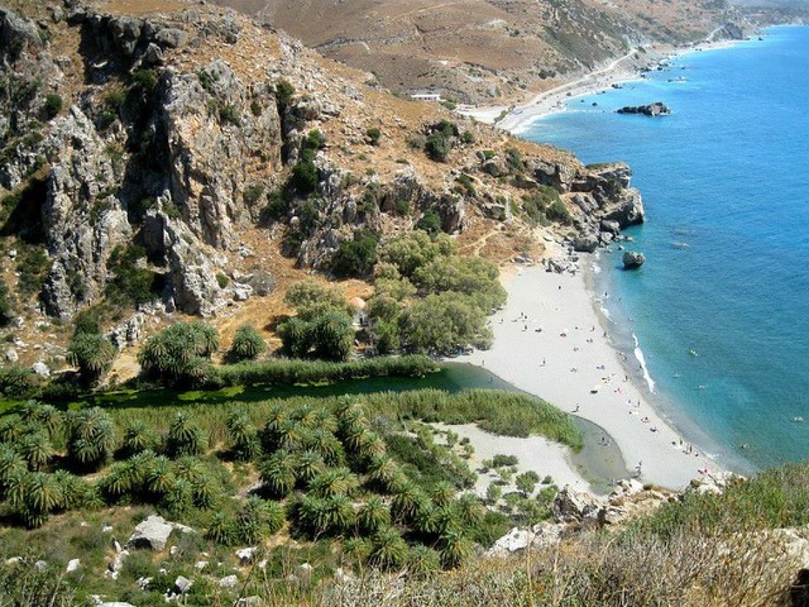 Preveli lagoon, Southern Crete, Greece